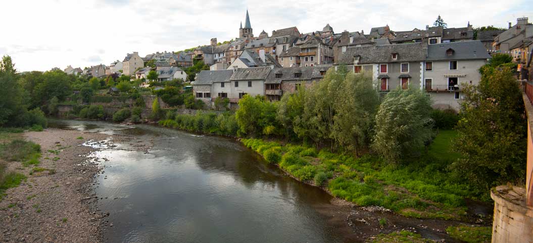 Le Lot à Saint-Côme-d'Olt en Aveyron