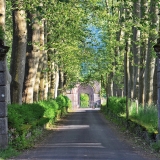 Allée du chateau de Lévinhac